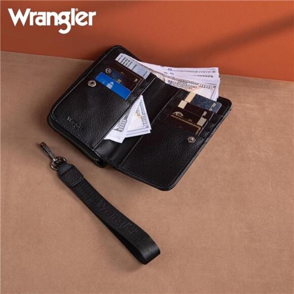 Large Capacity Wallets Women Black - Picture 6 of 6